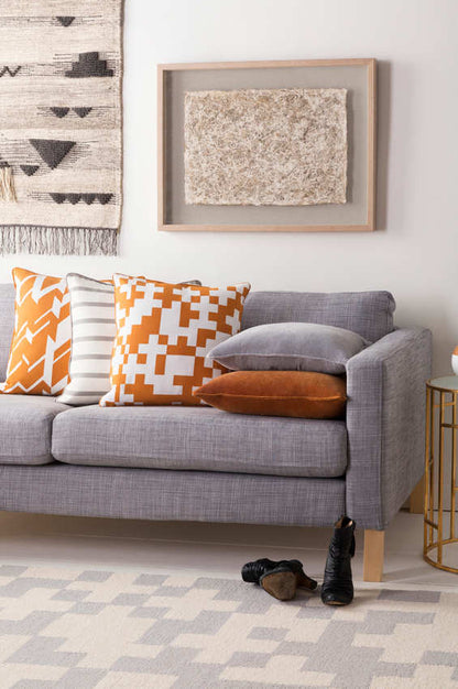 Elkerzee Burnt Orange Pillow Cover