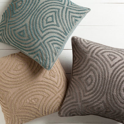 Baars Khaki Pillow Cover