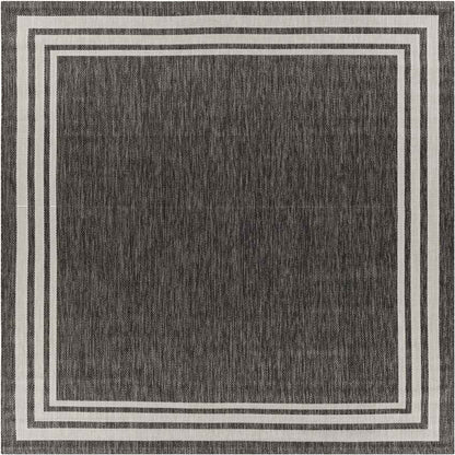 Wezep Traditional Dark Gray Area Rug