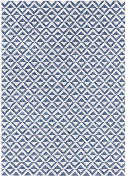 Akkrum Modern Blue Area Rug
