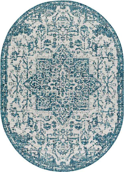 Appelscha Traditional Green Area Rug