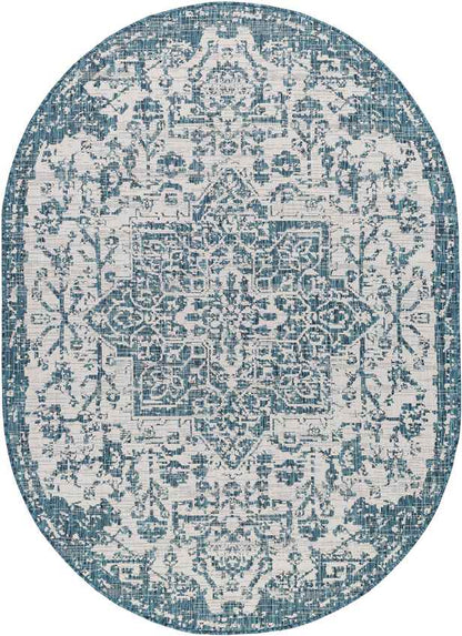 Appelscha Traditional Green Area Rug