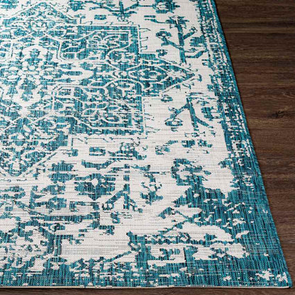 Appelscha Traditional Green Area Rug