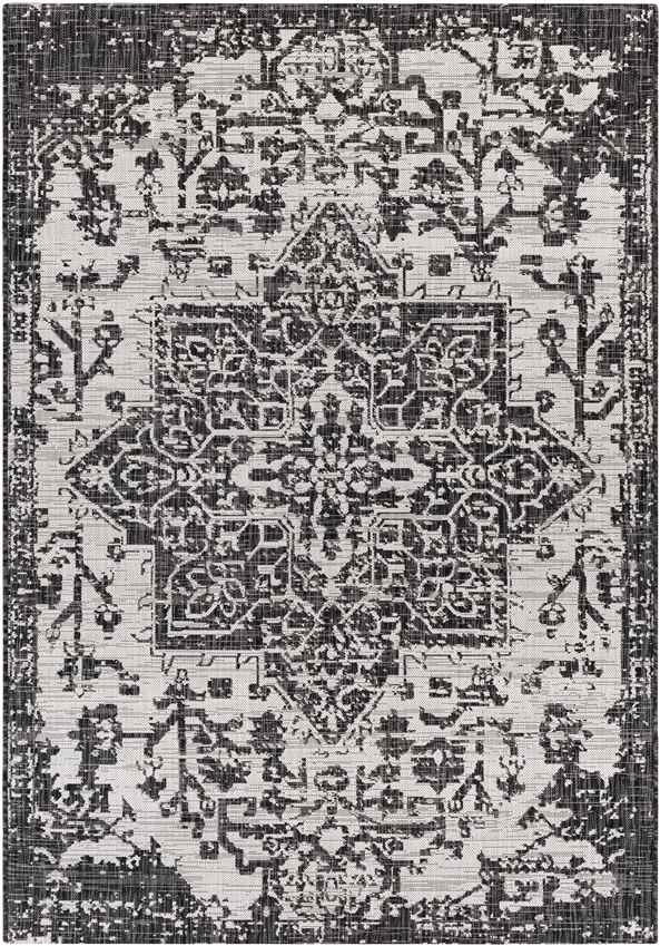 Appelscha Traditional Black Area Rug