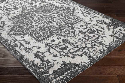 Appelscha Traditional Black Area Rug