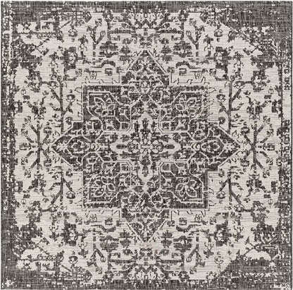 Appelscha Traditional Black Area Rug