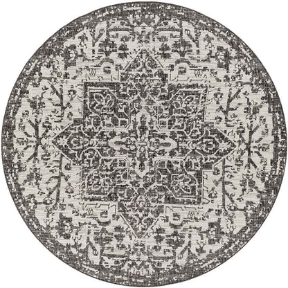 Appelscha Traditional Black Area Rug