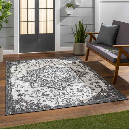 Appelscha Traditional Black Area Rug