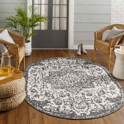 Appelscha Traditional Black Area Rug