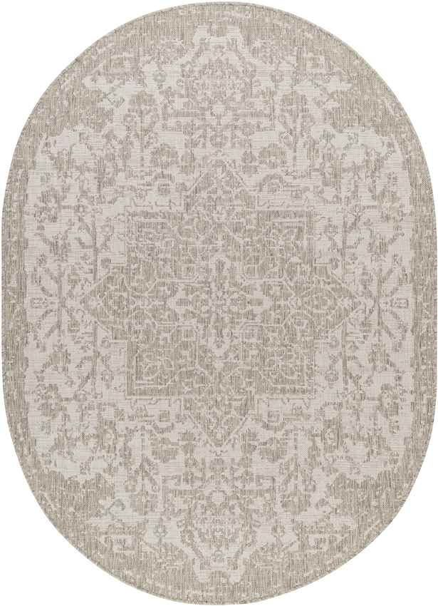 Appelscha Traditional Taupe Area Rug