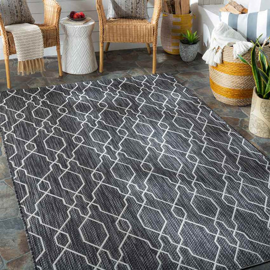 Valentijn Traditional Dark Gray Area Rug
