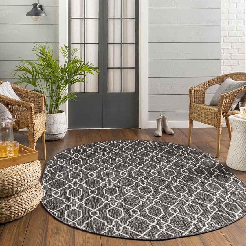 Valentijn Traditional Dark Gray Area Rug