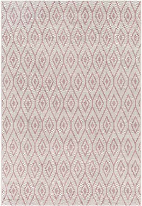 Varssel Traditional Pale Pink Area Rug