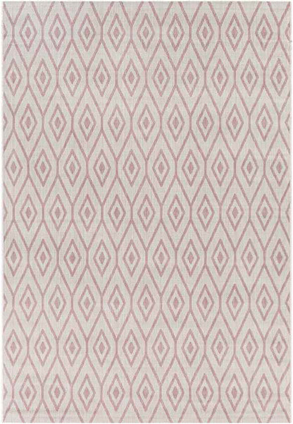 Varssel Traditional Pale Pink Area Rug