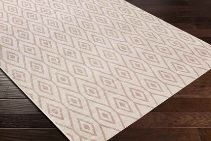 Varssel Traditional Pale Pink Area Rug