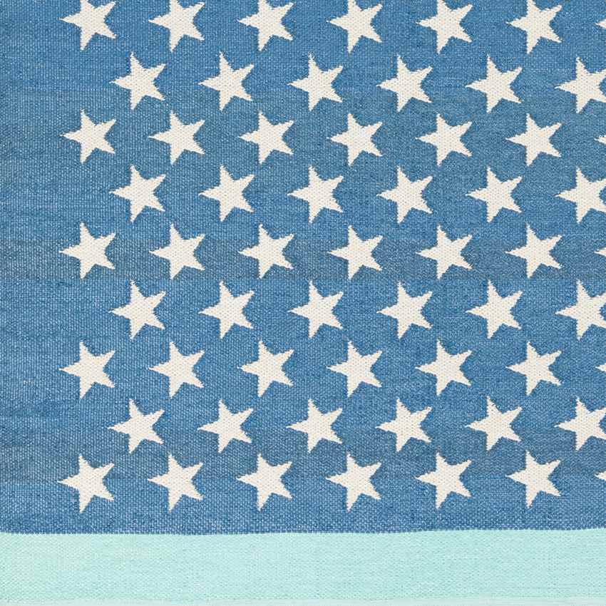 Tonden Modern Bright Blue Area Rug