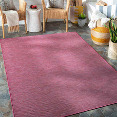 Tonsel Traditional Dark Fuchsia Area Rug