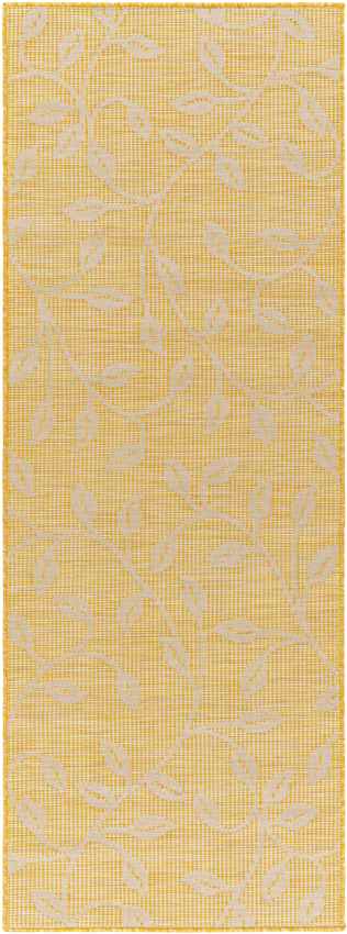 Broekhorn Traditional Bright Yellow Area Rug