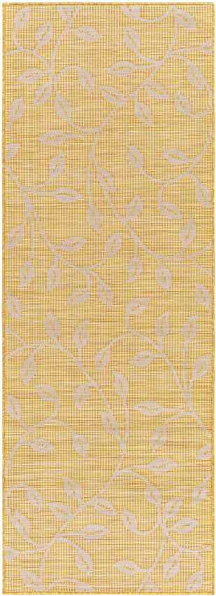 Broekhorn Traditional Bright Yellow Area Rug