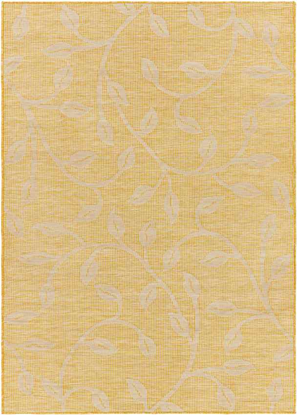 Broekhorn Traditional Bright Yellow Area Rug