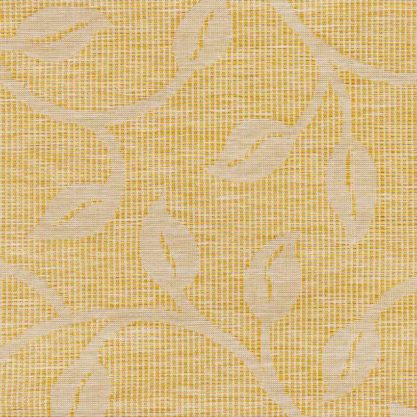 Broekhorn Traditional Bright Yellow Area Rug