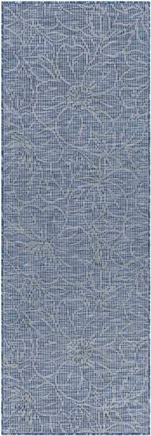 Broekoord Traditional Navy Area Rug