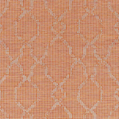 Buiksloot Traditional Bright Orange Area Rug