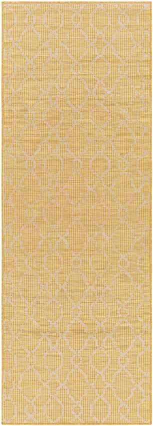 Buiksloot Traditional Bright Yellow Area Rug