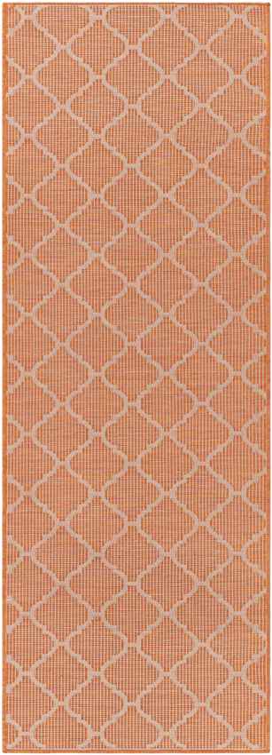 Bussum Traditional Bright Orange Area Rug
