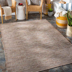 Castricum Traditional Taupe Area Rug