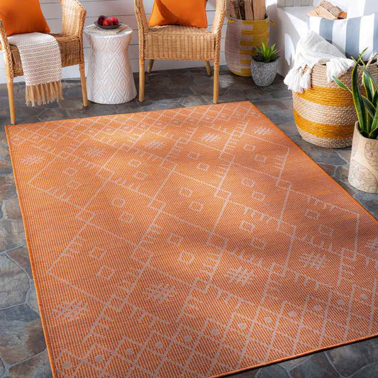 Catrijp Global Orange Area Rug