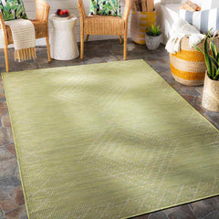 Craailo Global Light Green Area Rug