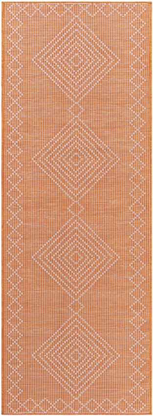 Craailo Global Bright Orange Area Rug
