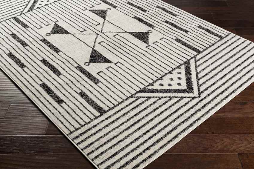 Neerijnen Modern Light Gray Area Rug
