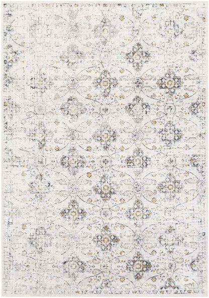 Manen Traditional Light Gray Area Rug