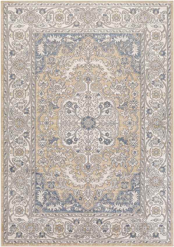 Ingen Traditional Medium Gray Area Rug