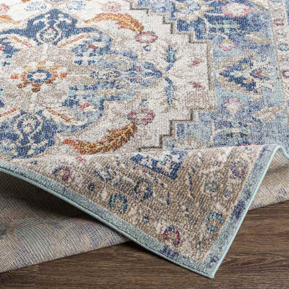 Gooi Traditional Navy Area Rug