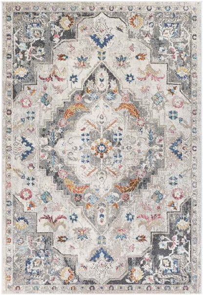 Gooi Traditional Medium Gray Area Rug