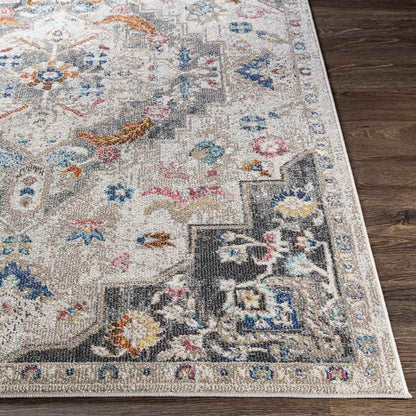 Gooi Traditional Medium Gray Area Rug