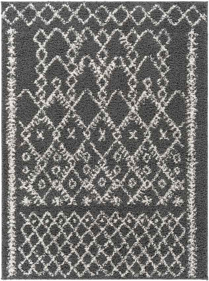 Grieth Modern Black Area Rug