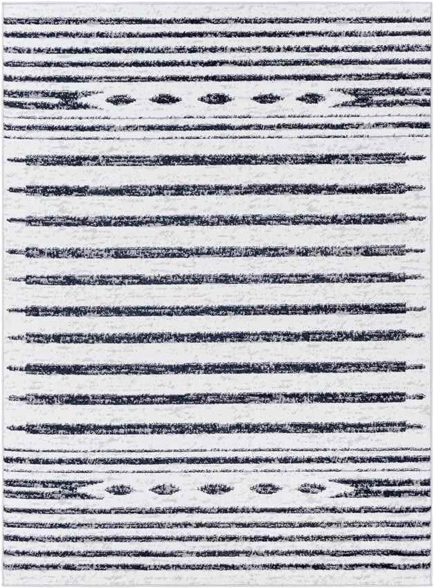 Dirkshorn Modern White Area Rug