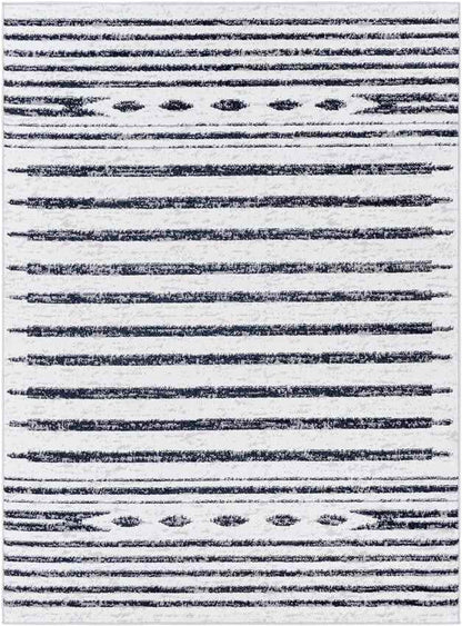 Dirkshorn Modern White Area Rug