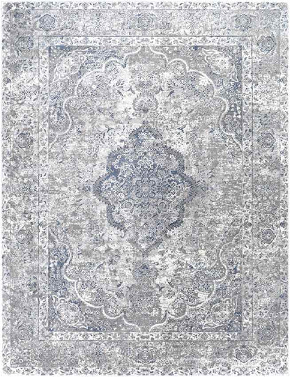 Groet Traditional Dark Blue Area Rug