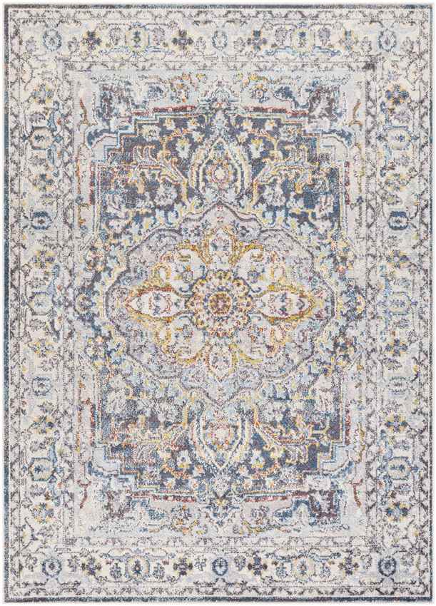 Hauwert Traditional Light Gray Area Rug