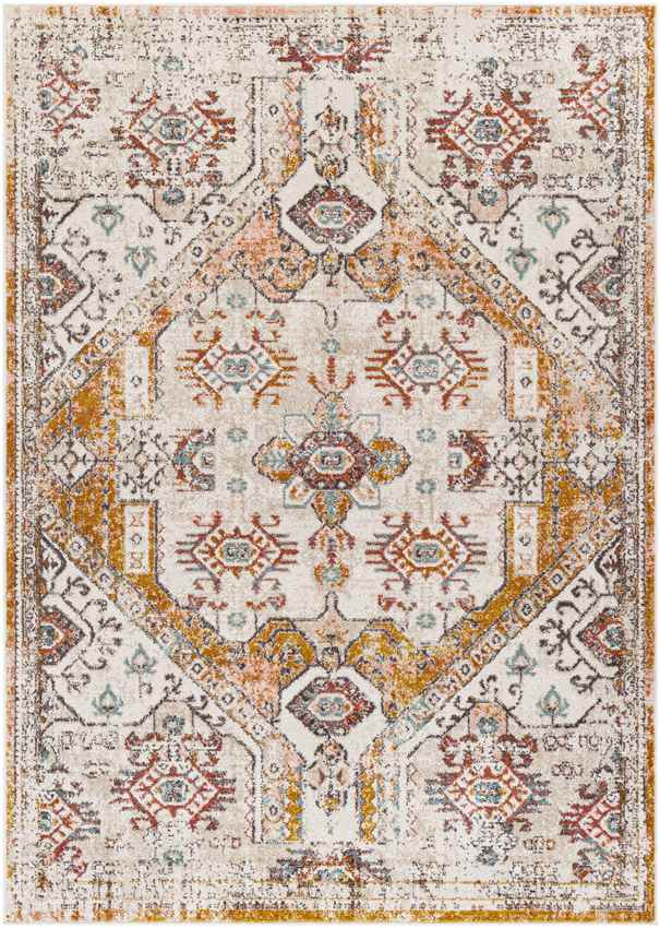 Heemskerk Traditional Burnt Orange Area Rug