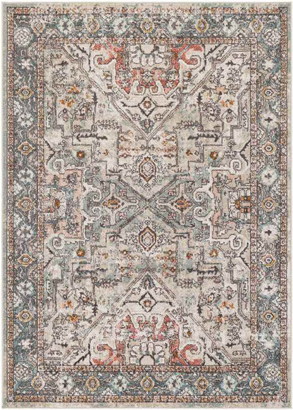 Heiloo Traditional Brick Area Rug