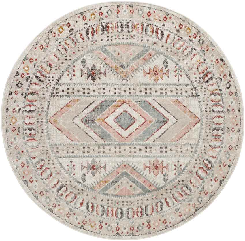 Hollebalg Traditional Brick Area Rug