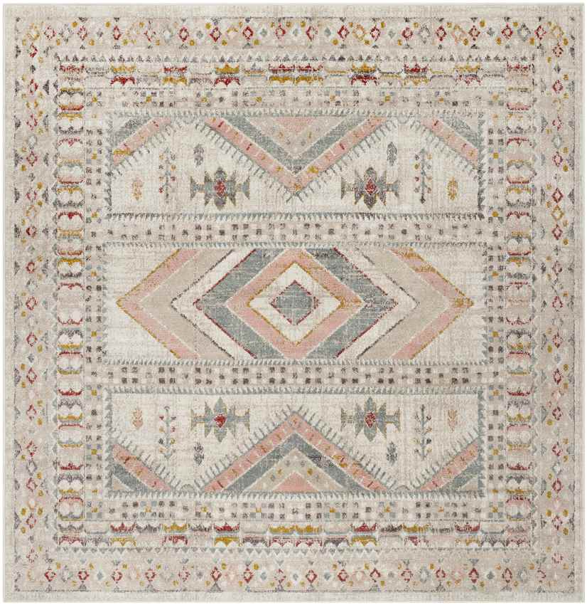 Hollebalg Traditional Brick Area Rug