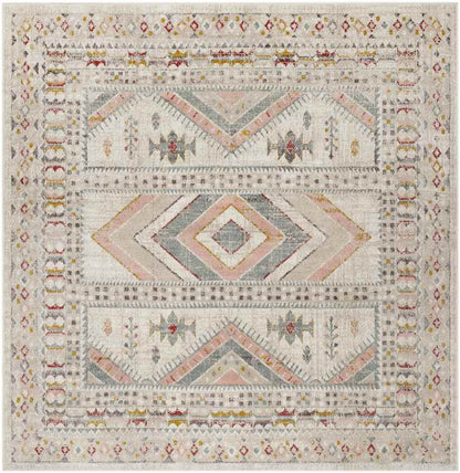 Hollebalg Traditional Brick Area Rug