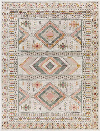 Hollebalg Traditional Brick Area Rug